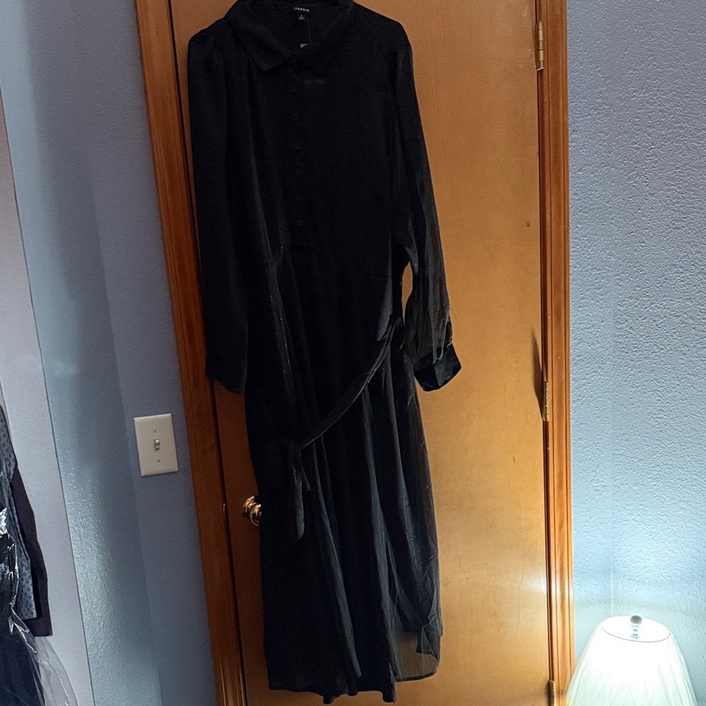 torrid Black Long Sleeve Maxi Dress